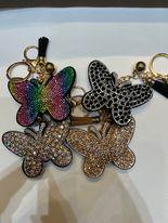 Butterfly Bling Keychain