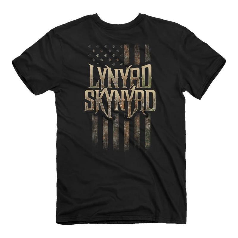 Lynyrd Skynyrd - Camo Flag T-Shirt