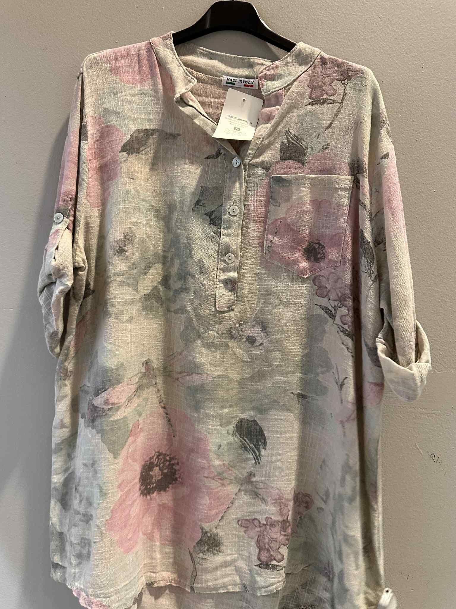 Cotton One Pocket Top