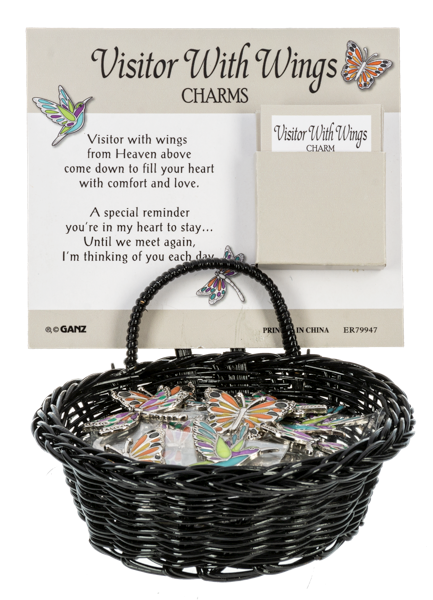 Visitor With Wings Charm