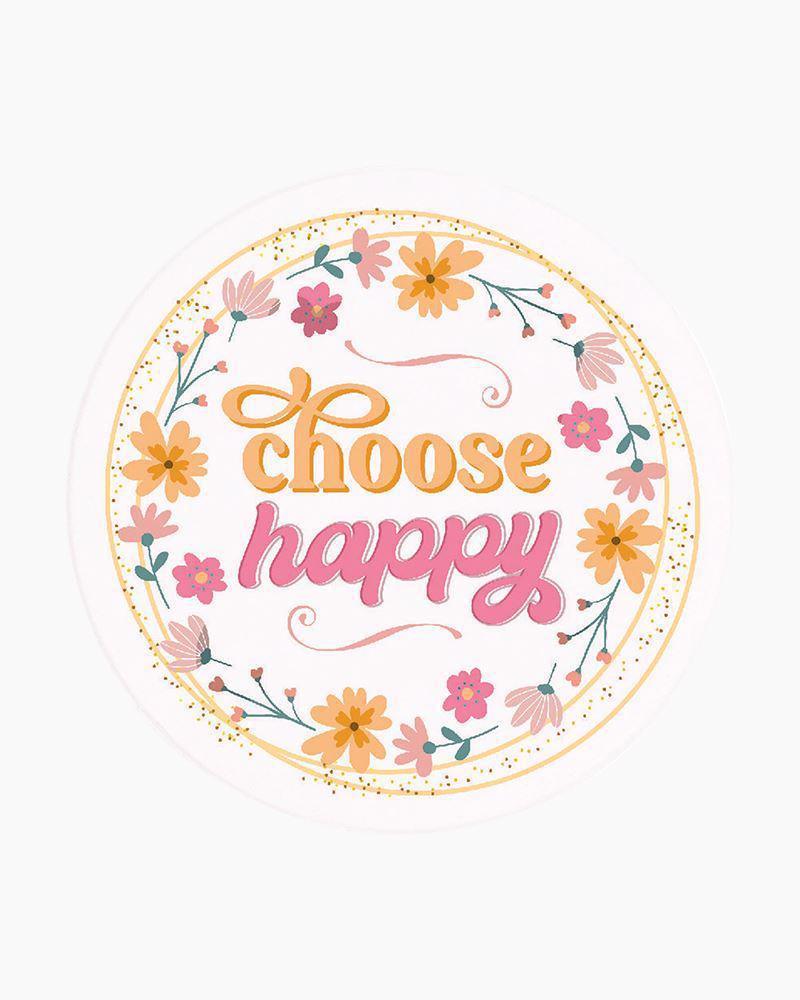 Choose Happy Car Coaster