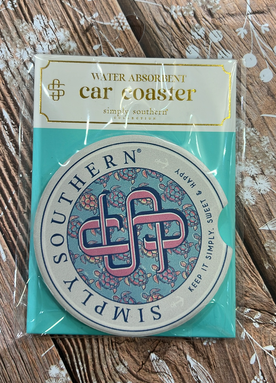 Simply Southern Logo Car Coaster