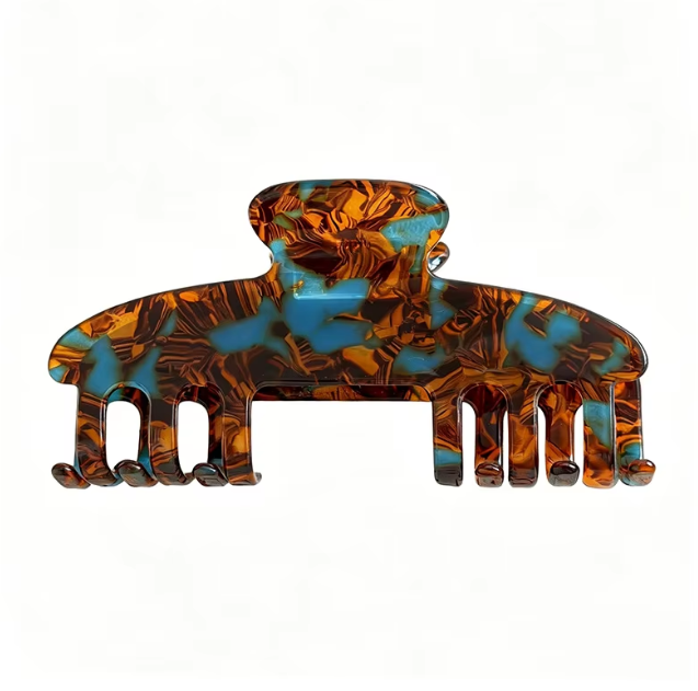 Large Hollow Out Rib Hair Claw Clips