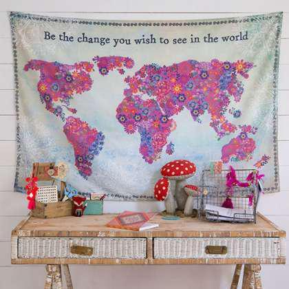Be The Change Tapestry 60x40