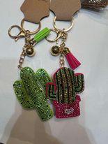 Cactus Bling Keychain