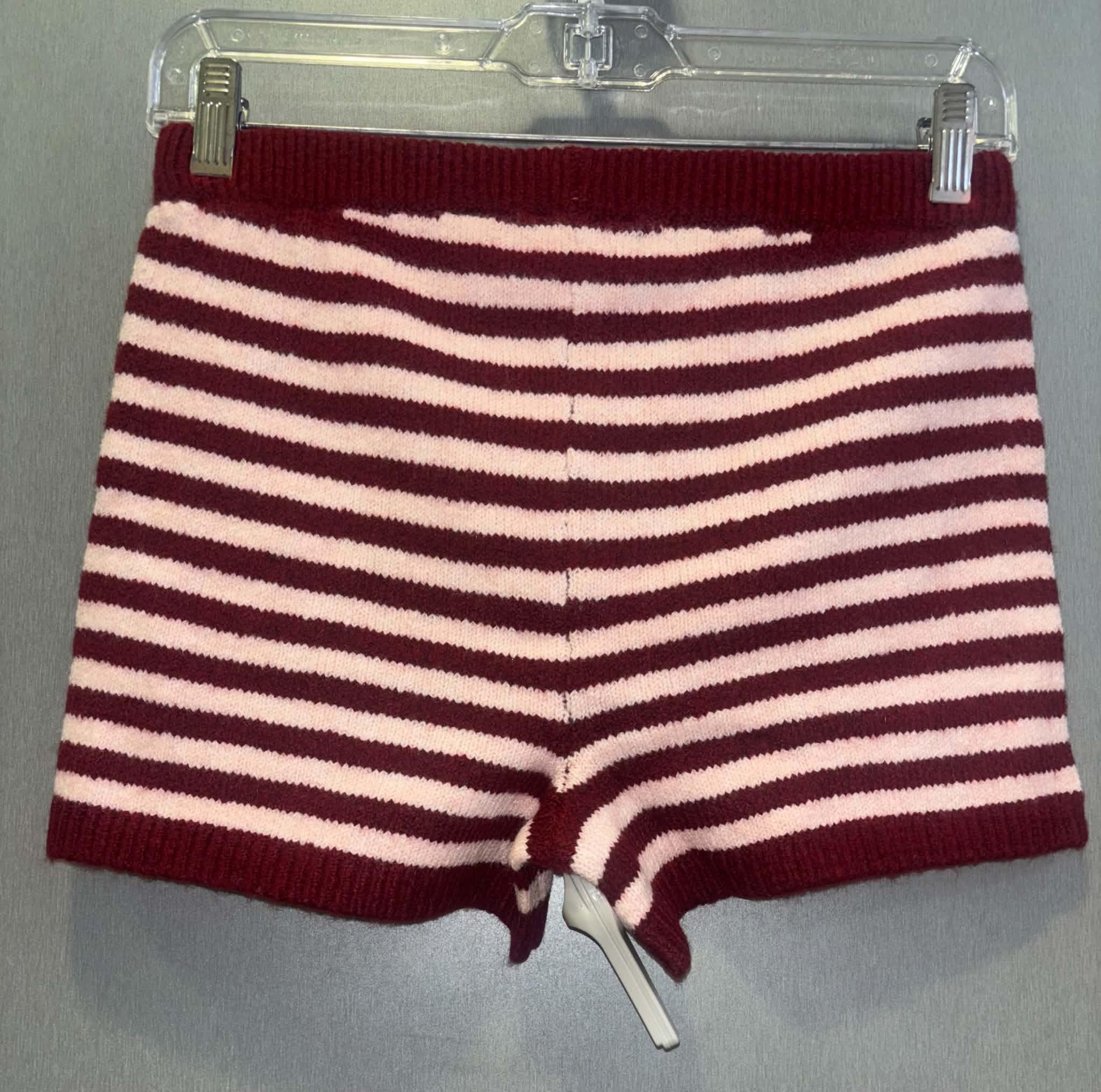 Pink/Burgendy Stripe Set
