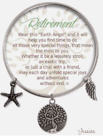 Retirement Earth Angel Bracelet