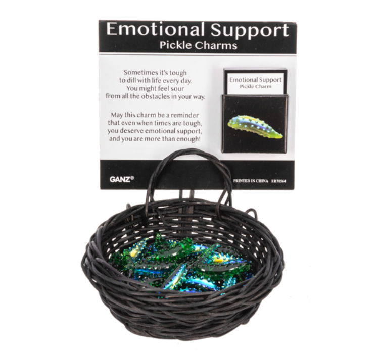 Emotional Support Pickle Charms