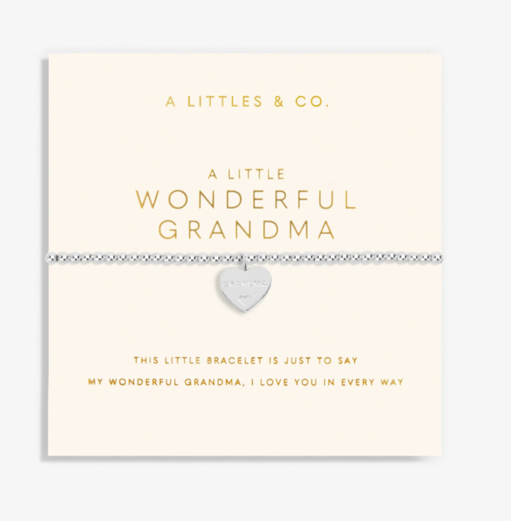 Mother's Day Grandparent A Little 'Wonderful Grandma' Bracelet