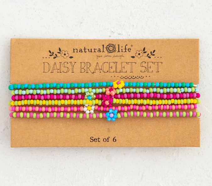 Daisy Seed Bead Bracelet