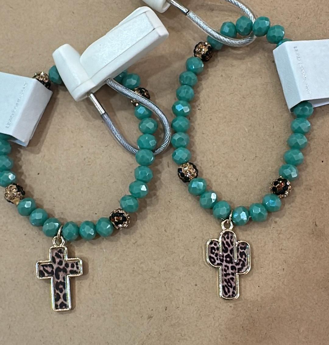 Turquoise Bead Bracelet