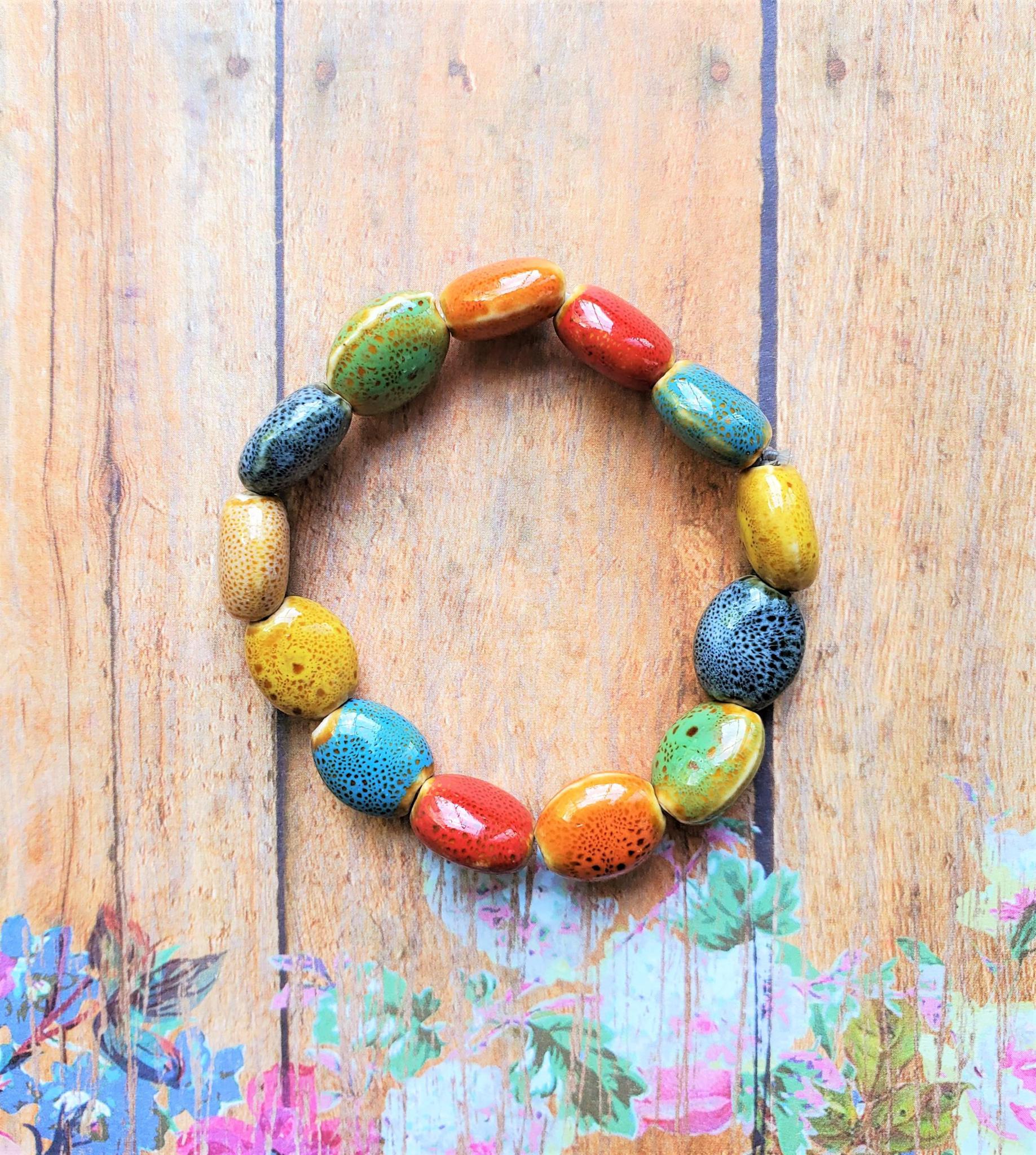 Oval Clay Shape Bracelets