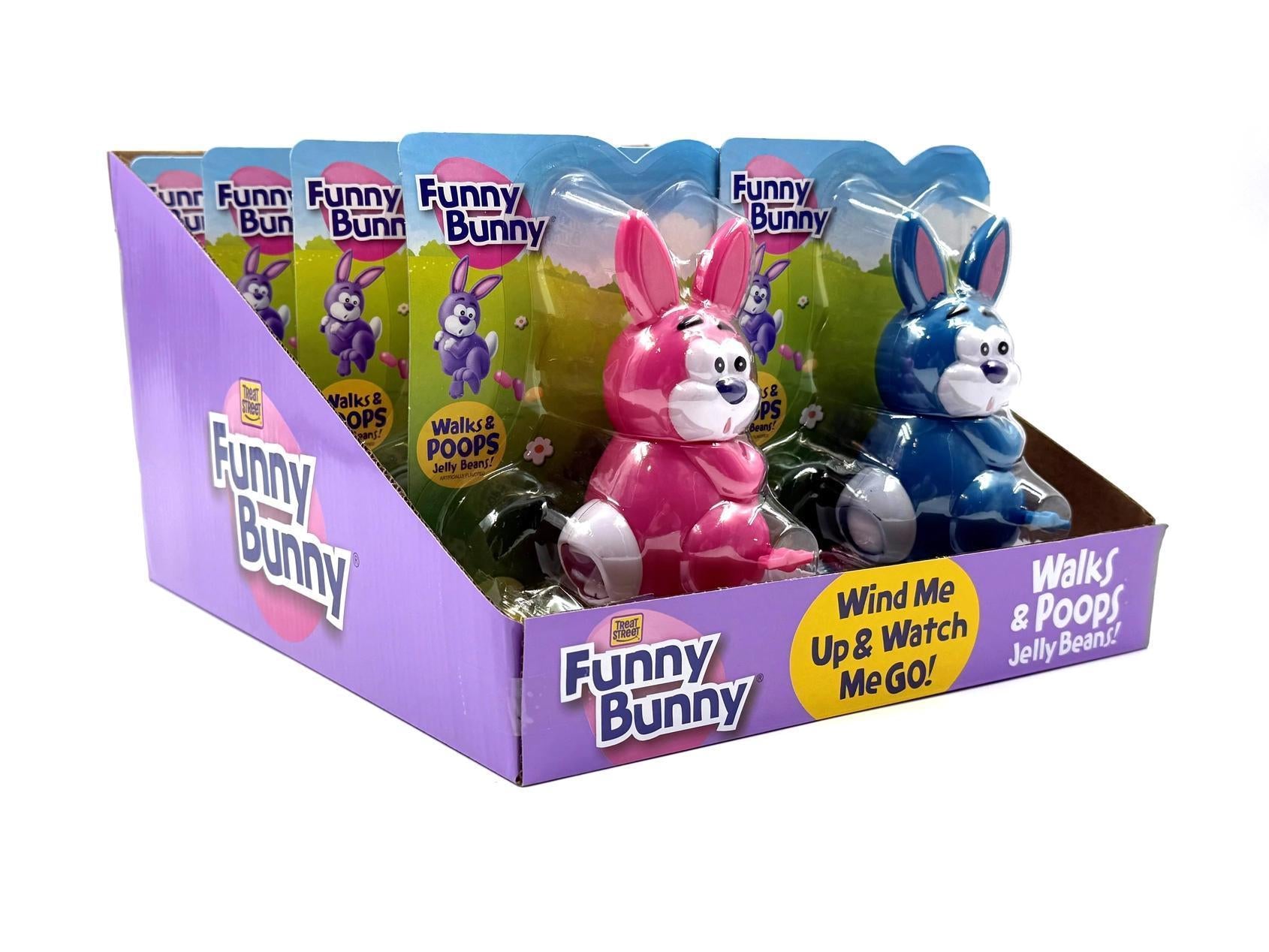 Funny Bunny Windup Walk & Poop Jellybean Dispenser