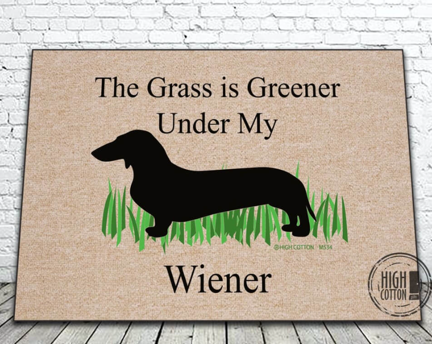 Grass Is Greener Door Mat