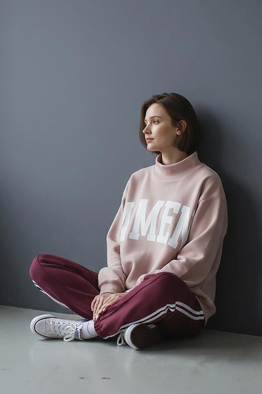 WWJD & Amen Reversible Mock Neck Sweatshirt