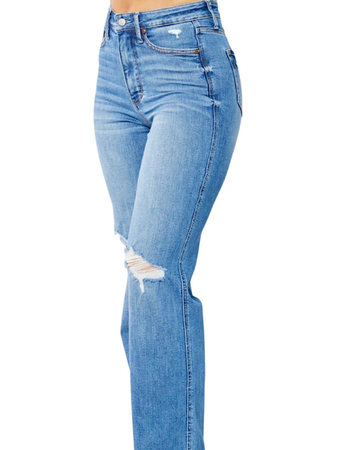 Judy Blue Knee Destroy Md Jeans