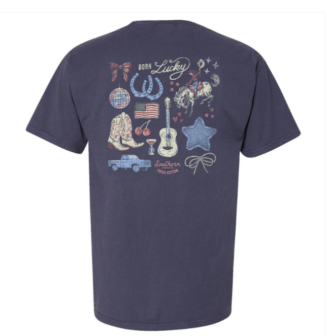 Born Lucky Tee