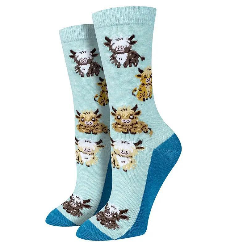 Highland Cows Socks