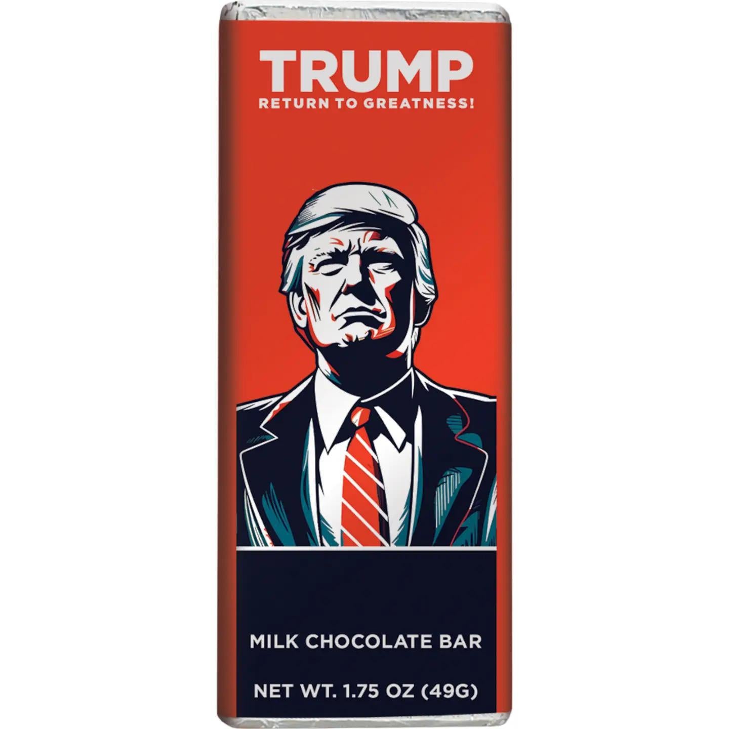 Trump Return To Greatness Chocolate Bar