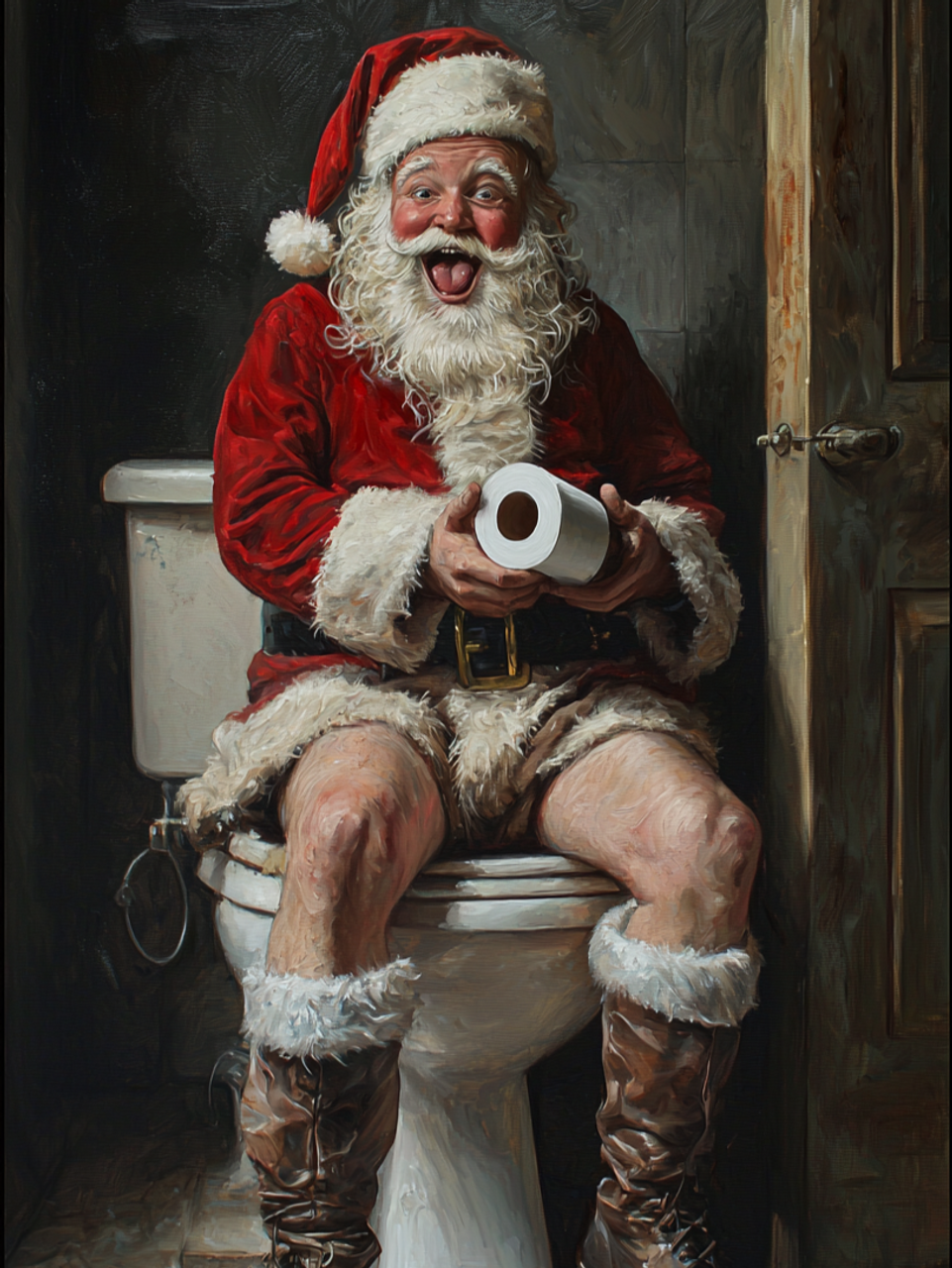 Potty Santa 12x16 Box Frame