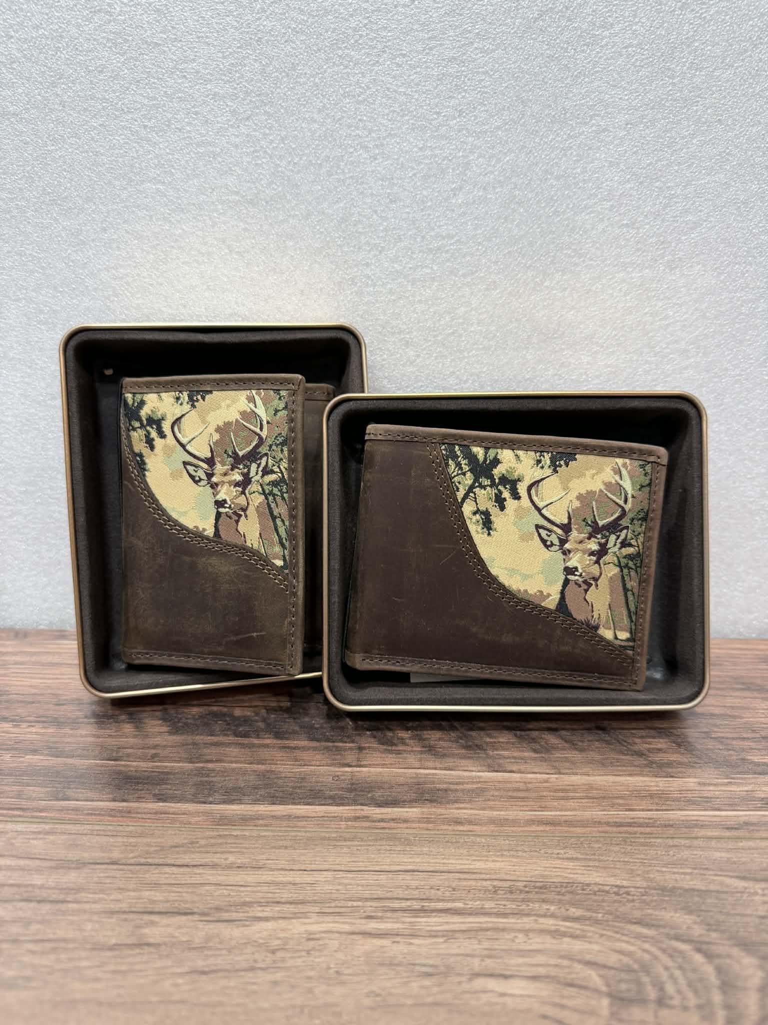 Crazy Horse Woven Patch Wallets