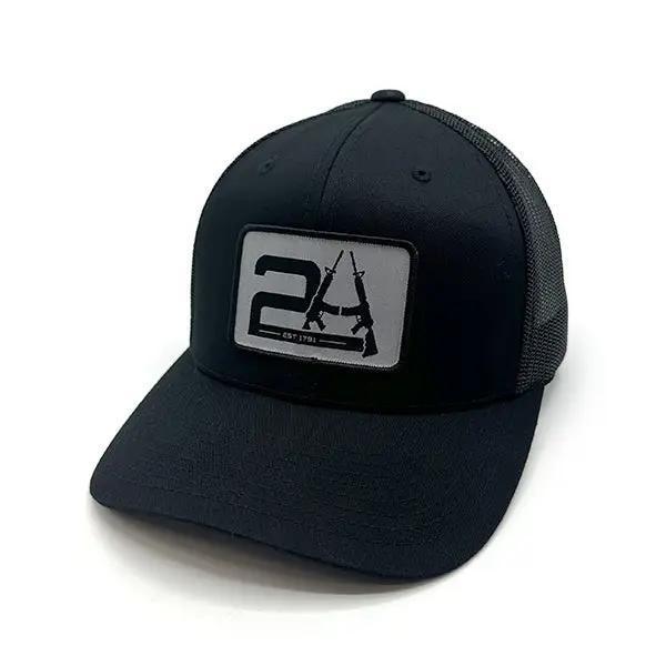 Black 2A Established 1791 Woven Patch Hat