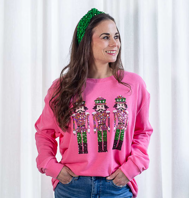 Nutcracker March Sequin Sweatshirt