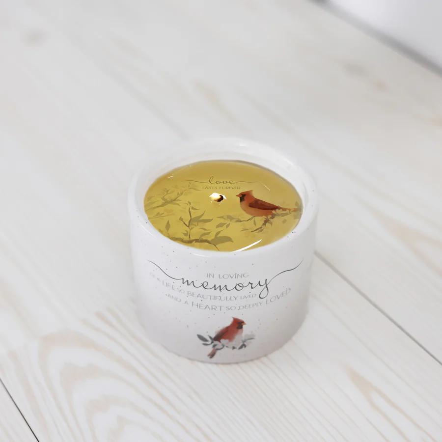 In Loving Memory 8 oz - 100% Soy Wax Reveal Candle Scent: Tranquility