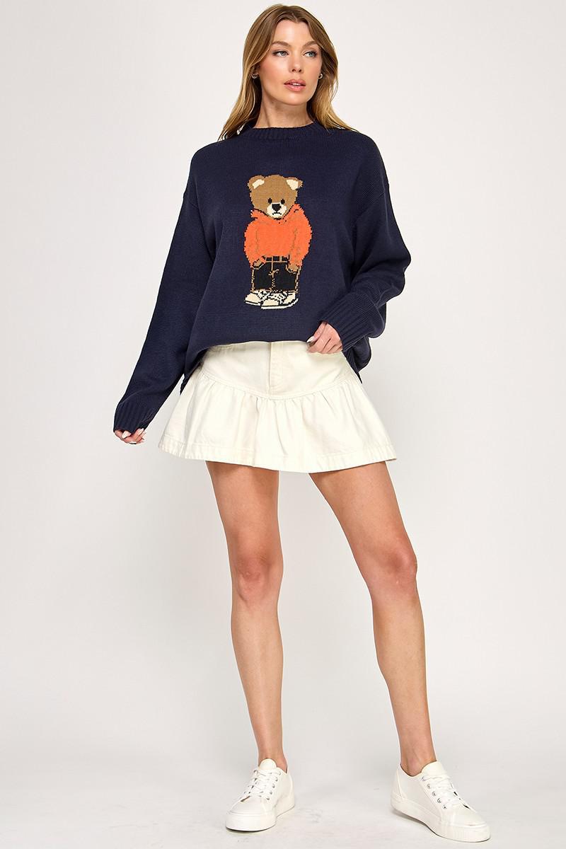 Sweater Bear Top