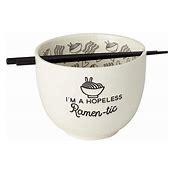 Hopeless Ramen-tic Ramen Bowl w/ Chopsticks
