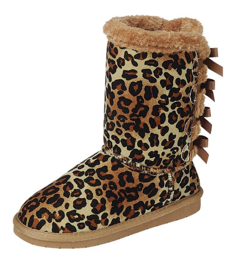 Ann Leopard Boots