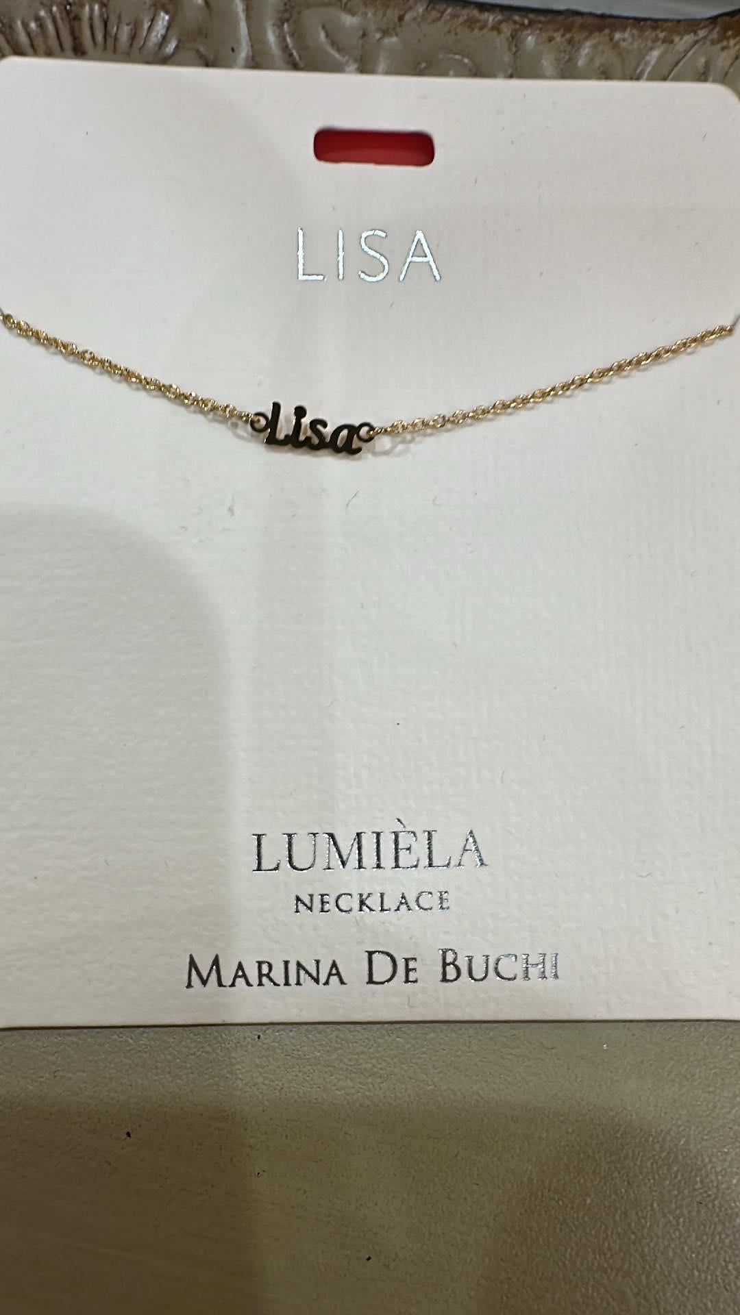 Lisa Name Necklace