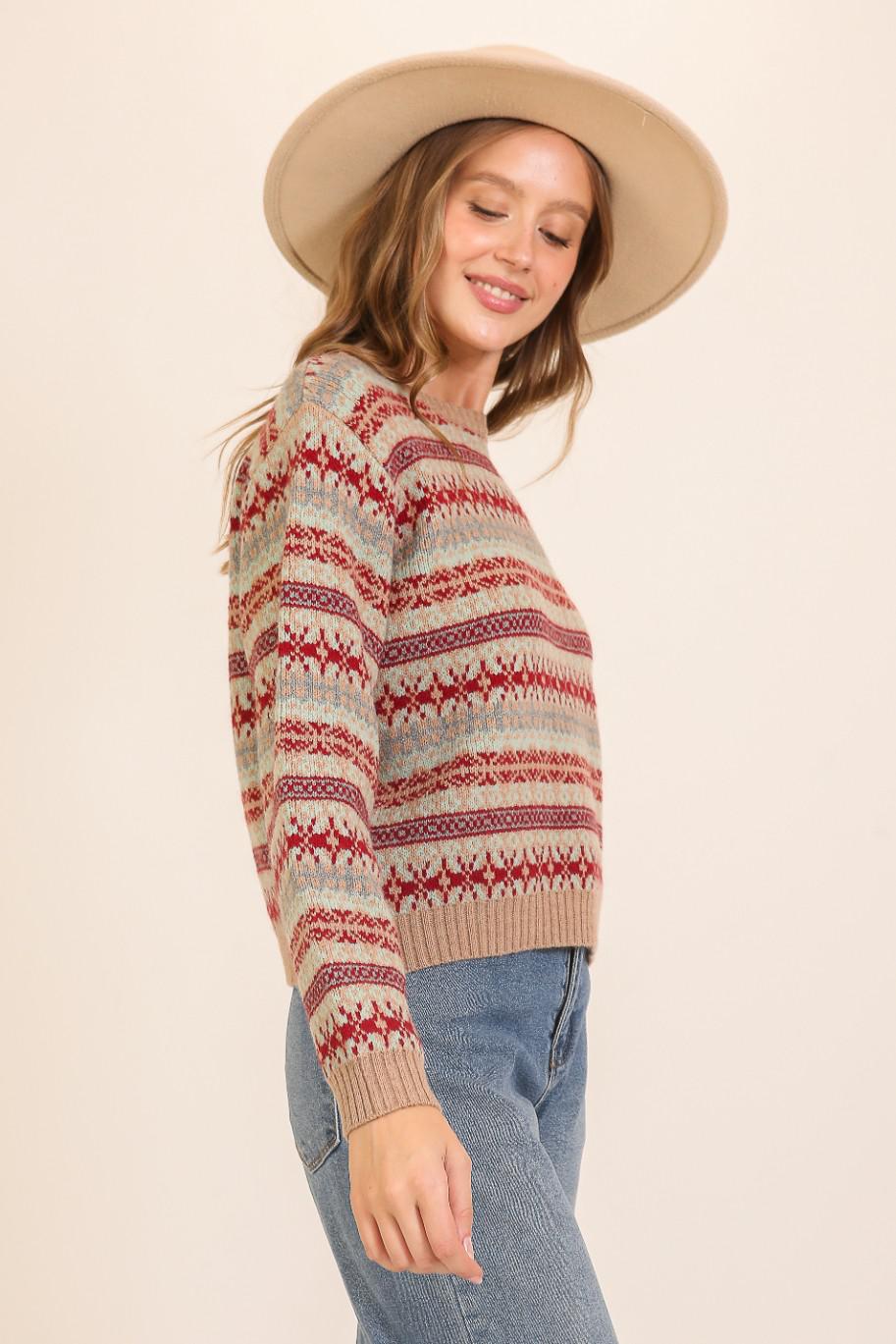 Nordic Charm Fair Isle Sweater