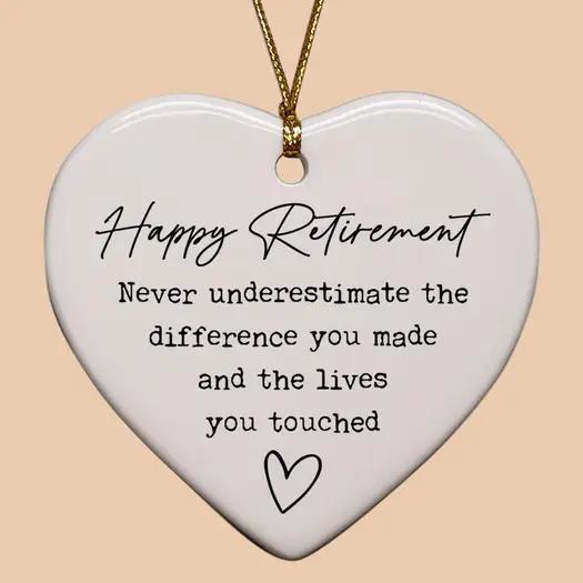 Glass Heart Ornaments