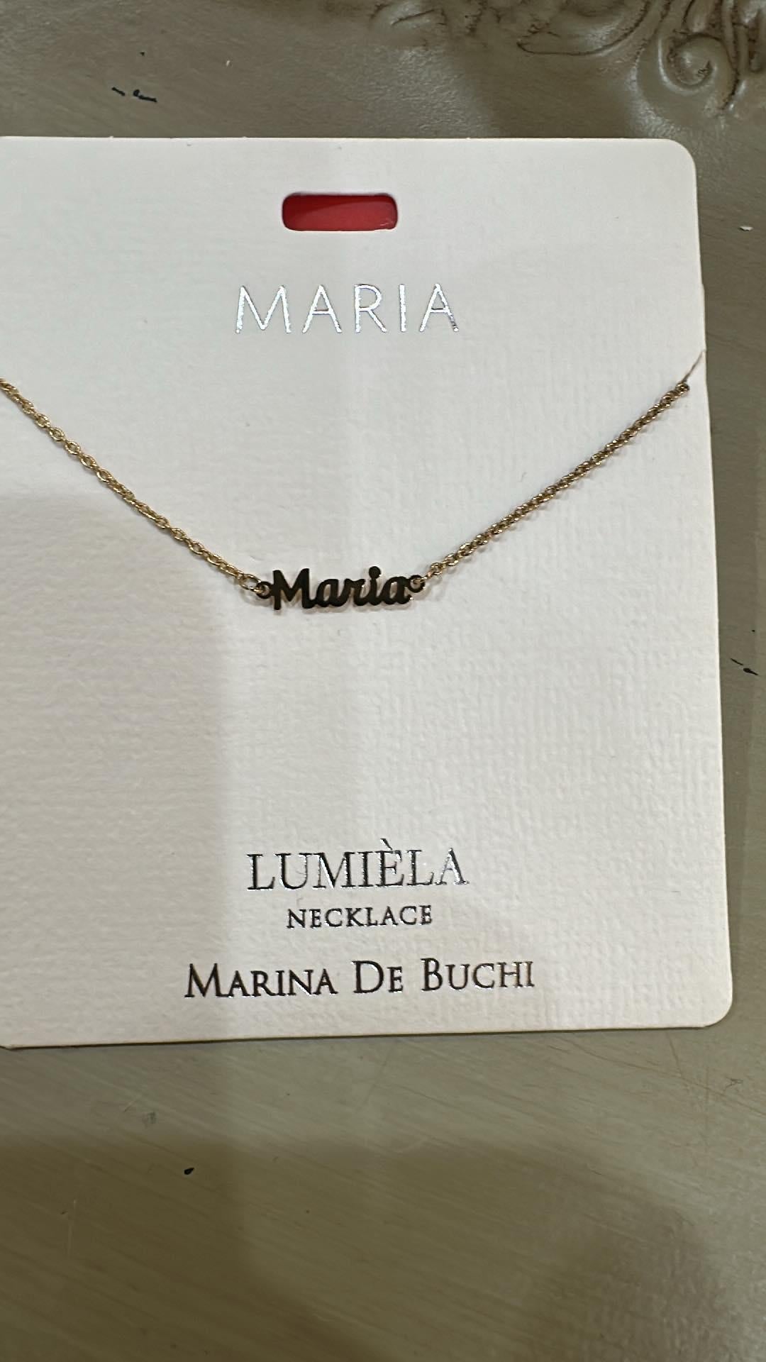 Lumiela Maria Name Necklace