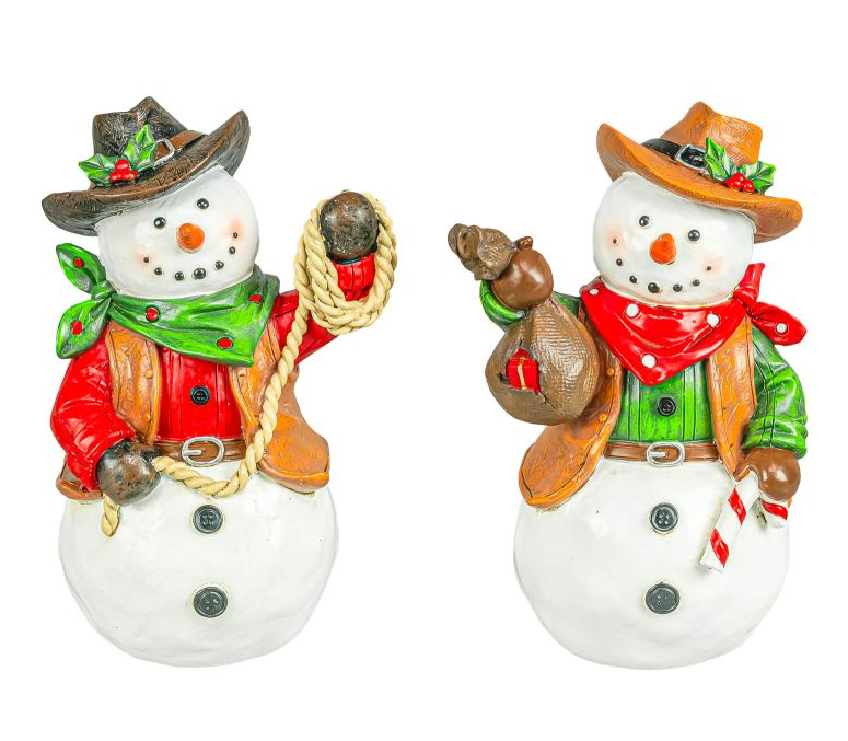 Cowboy Snowman 6" Stander