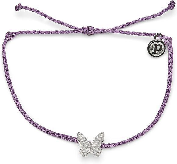 Butterfly in Flight Bracelet Light Purple