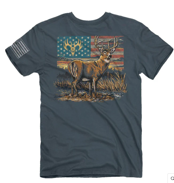 Buck Wear - Deer Field USA T-Shirt
