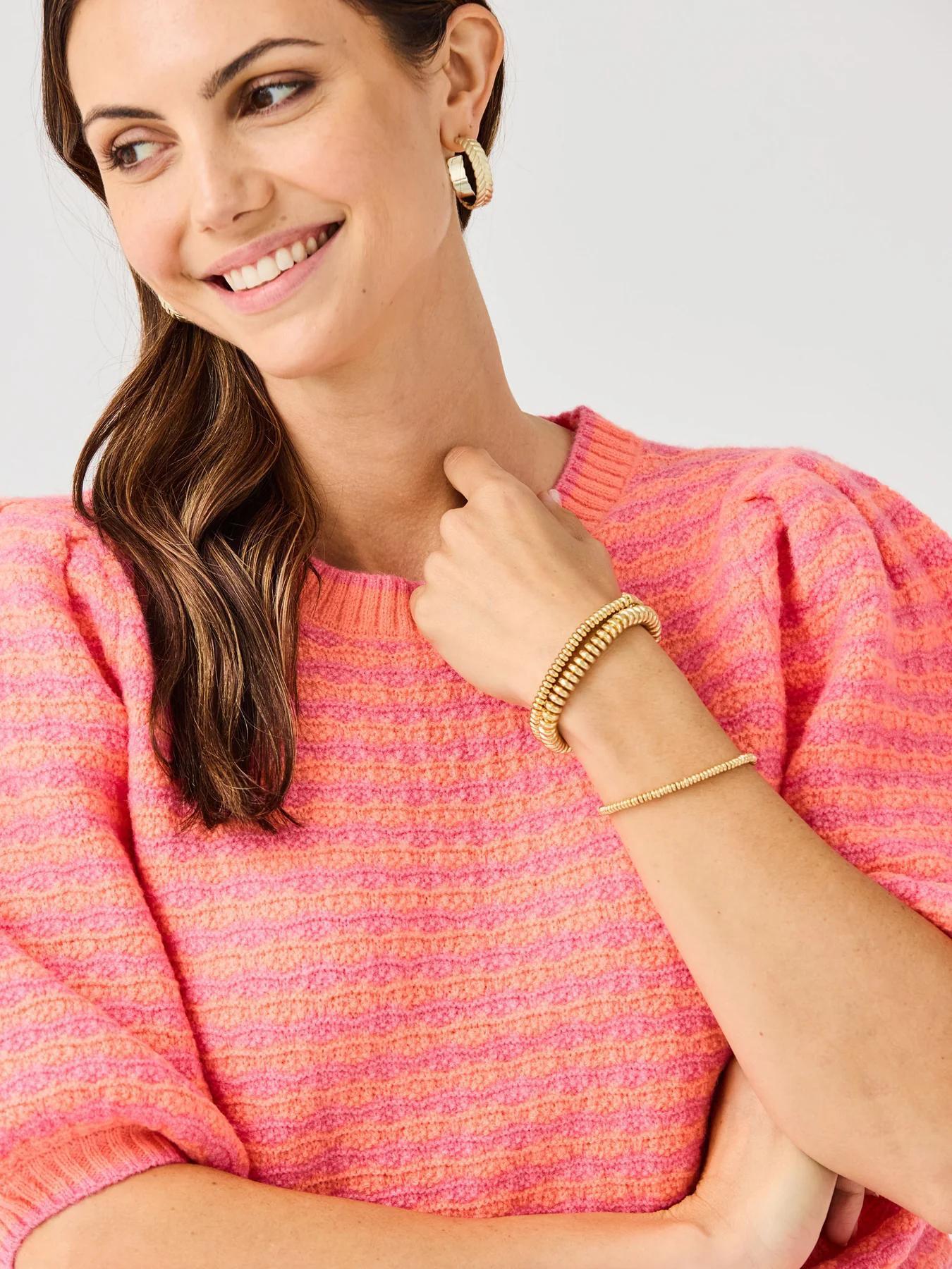 Abigail Sweater | Coral Pink