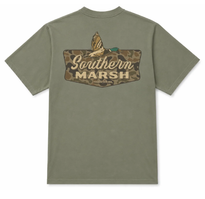 Inflight Badge Tee - Brigade Olive
