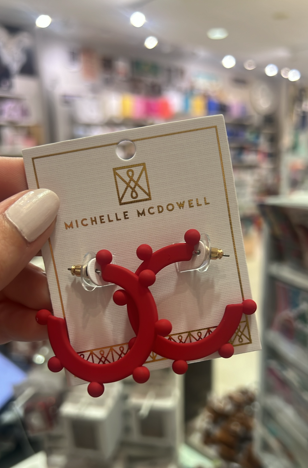 Astrid Red Earrings