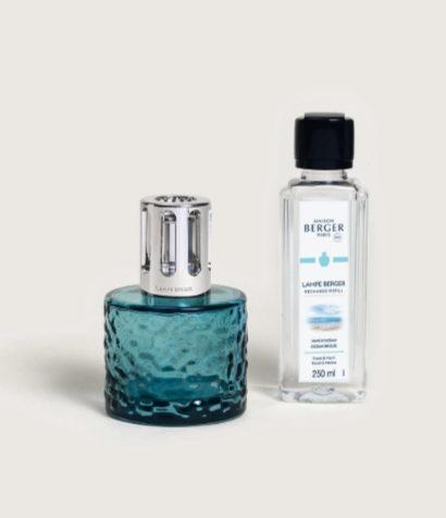 Mirage Azure Fragrance Lamp Gift Set with Ocean Breeze