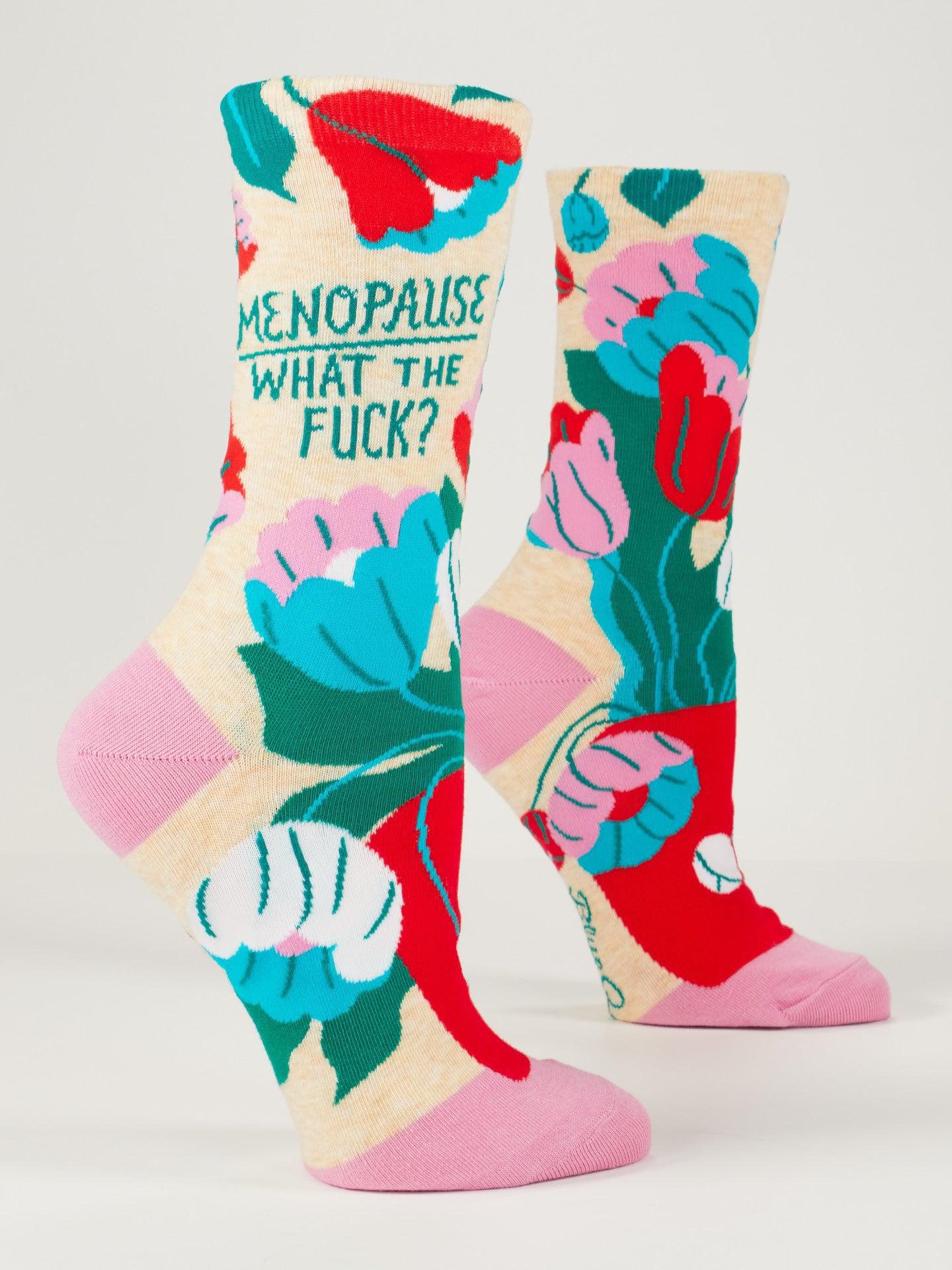 Menopause. What The Fuck? Women's Crew Socks