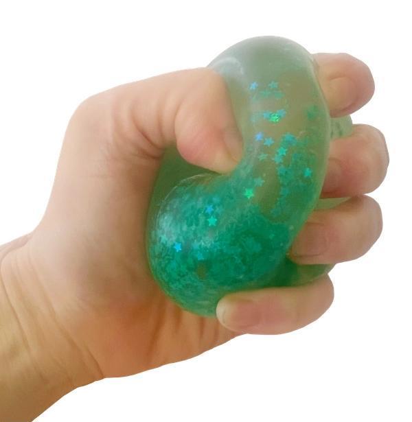 Zorbitz Marshmello Sparkle Squishy Ball
