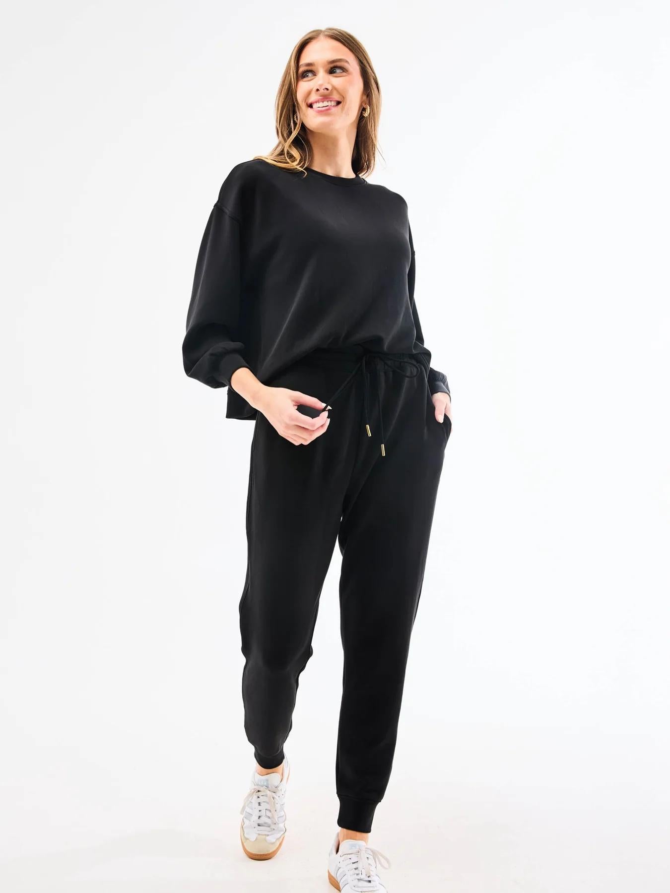 Cora Jogger Pants | Black