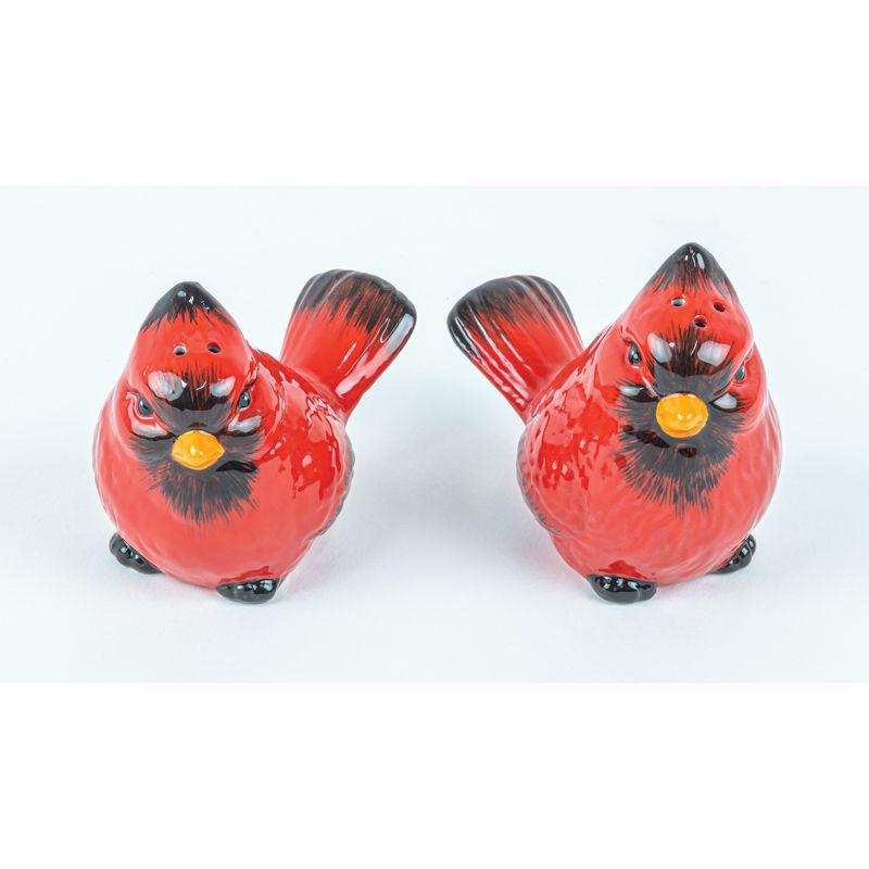 Cardinal Salt and Pepper Shakers 2 Piece Set
