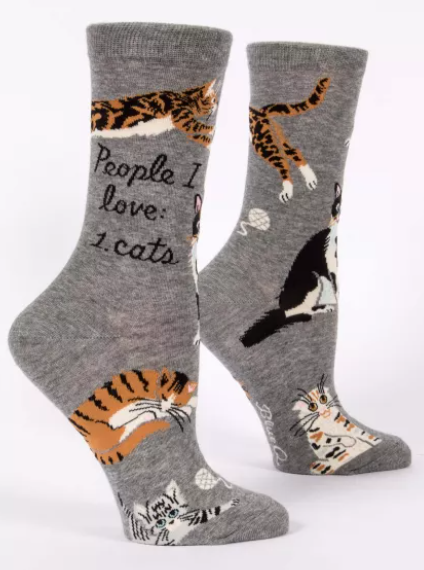 People I Love: Cats Crew Socks