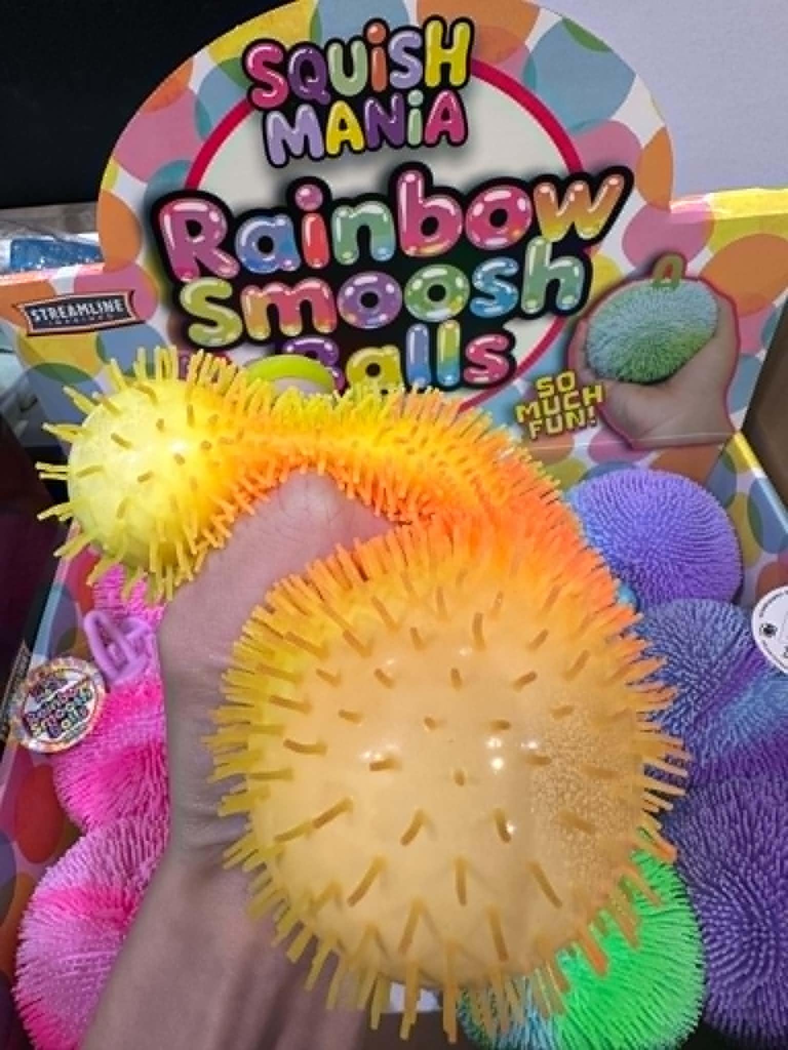 Rainbow Smoosh Balls