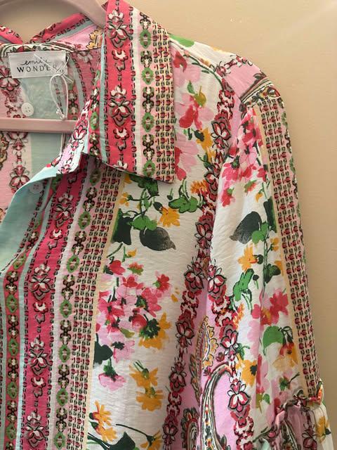 Silky Floral Texture Multi Print