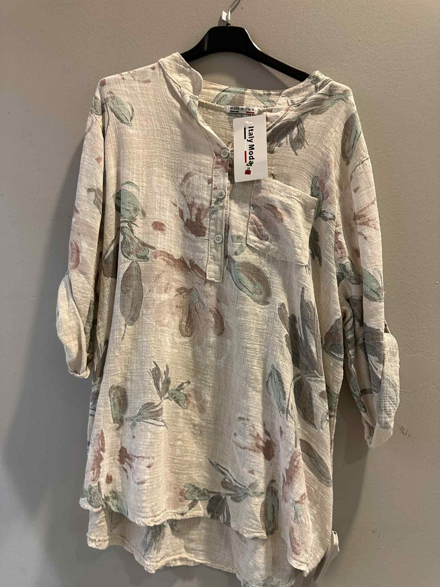 Cotton One Pocket Top